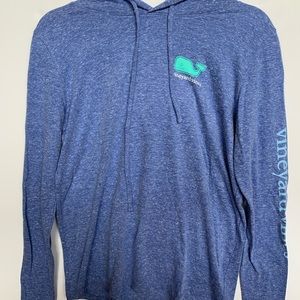 blue vineyard vines hoodie